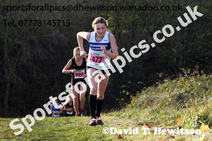 Girls under-15s Start Fitness HEHL, Aykley Heads, Durham. Photo: David T. Hewitson/Sports for All Pics